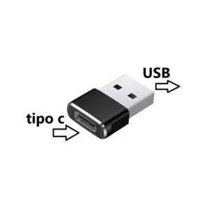 Adaptador conversor tipo c para usb